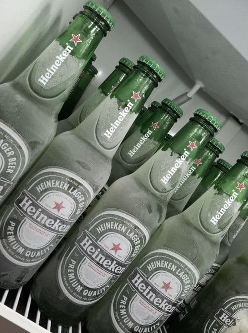Heineken gelada na MG Tabacaria
